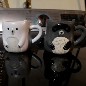 Racoon small espresso mug new from indigo